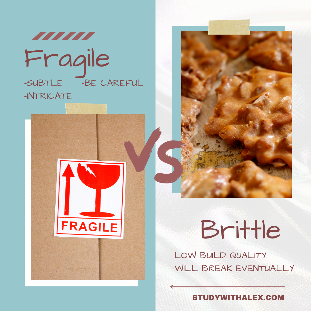 Fragile Vs Brittle What Is The Difference Study With Alex